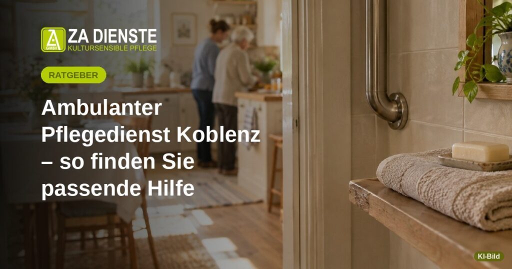 Ambulanter Pflegedienst Koblenz – so finden Sie passende Hilfe