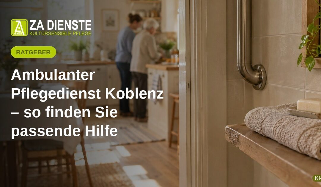 Ambulanter Pflegedienst Koblenz – so finden Sie passende Hilfe